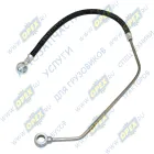 238П-1111614  ТМК Трубка (шланг) ф8 L=380-400мм под 2 штуцера ф10 подвода масла к ТНВД ТМК