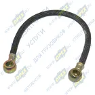 240-1104390Б Трубка РТИ ф9; под 2 штуцера ф10, топливная отводящая; (L=295) ТМК