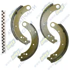 TR500.240C/241C Колодка тормозная ГАЗ,УАЗ задняя (барабан) (комплект) на ось; (2 кор.+2 длин.) ТРАНСМАСТЕР