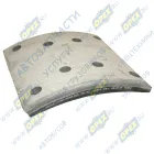 5440-3501105 Накладка тормозная (410х183) МАЗ, MAN, RVI, MB (1шт); сверлёная Трибо