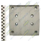 5440-3501105 Накладка тормозная (410х183) МАЗ, MAN, RVI, MB (1шт); сверлёная Трибо