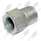 4216.3829100 Фитинг штуцер прямой Рнар.=G 3/8”/Рвнутр.=М14х1,5 K=19 L=28 датчика давления Газель,Соболь Некст (дв.УМЗ-A274) УМЗ