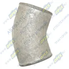 4320Я5-1303051-01 Патрубок кривой (1 изг. алюм.) ф50х62 L=120 соединительный УРАЛ Урал