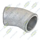 4320Я5-1303051-01 Патрубок кривой (1 изг. алюм.) ф50х62 L=120 соединительный УРАЛ Урал