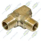 339904 Фитинг Угольник Рнаруж=М16х1,5/М16х1,5 1/4 L=49х43 конический Урал