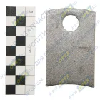 375-2902453 Вкладыш заднего кронштейна передней рессоры боковой Урал