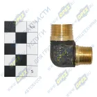 339046 П Фитинг (угольник); Рнаруж=М16х1,5/М20х1,5 резьба коническая; L=36х39 Урал