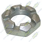 335033 П Гайка ГОСТ-5918 М30х1,5 h=20 К=46 (корончатая) SCANIA F-, K-, N Bus (2004-2021); h=15 К=46(коронч.), фланца РК (3/ам) валов КР,лебедки Урал