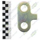 55571-3501144 Накладка осей 105х46х4,5; 2отв.ф22 с зубом Урал