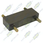 24-1001050-Б Подушка прямоуг. 45х120 h=30 в сборе со шпильками, задней опоры КПП Газель; (РТИ) ЧайковРТИ