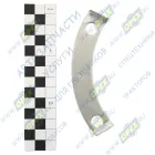 700-31-2581 Пластина (сталь) стопорная 120х20х1; 2отв. ф12 крышки бортового редуктора, полукольцо ЧТЗ