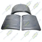 543900060-40 Крыло (ПВХ) двухскатное трехсоставное (К-700.01/.02/.03/.04); составное (3 части) (К-700.01-1 шт-К-700.02-2 шт.) МАЗ. КАМАЗ Экструзион