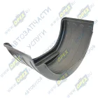 540100060-40 Крыло (ПВХ) двухскатное Газель,Бизнес,Некст; круглое 820х480х470 Экструзион