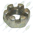 250977 Гайка ГОСТ-5918 М12х1,25; h=10 К=19 (коронч.) рул.пальцев, ГАЗ,подушки двиг.УАЗ ЭТНА