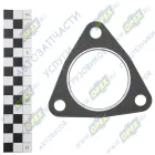 240-1008098 Прокладка треуг. 101х101 ф61 3отв. сильфона газопровода; м/асбест+сталь (окантовка) ЯЗТО