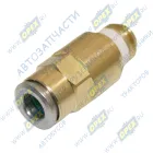 8.8976 Фитинг (штуцер) прямой; Рнаруж=М10х1,5/ трубка ф6х1,0мм; (цанга) латунь дв.ЯМЗ-236,238 (ФТОТ 7511) ЯМЗ