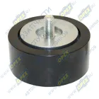 5340.8114120-01 Ролик (сталь) ф75 h=32,5 гладкий в сборе с болтом, промежуточный ЯМЗ