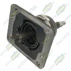 238Б-1702114 Опора рычага переключения передач 150х125 с наконечником L=220 М14х1,5 под шпонку КПП УРАЛ ЯМЗ