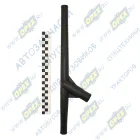 6582.1306070-01 Трубка (тройник) под шланги ф22/22/ф30 ф22 L=405 ПВХ соед.термостатов ЯМЗ