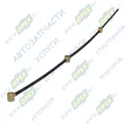 236-1104370-В Трубка ПВХ ф6 L=565 под 3 штуцера ф10 форсунки дренажная Камоцци Пневматика ЯМЗ