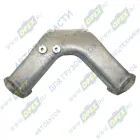 7511.1115032 Патрубок кривой (1 изг. алюм.) L=500 1 флан. С/Ф 4 отв. М10х1,5 ромб. флан. 2 отв. М8х1,25 2 флан. С/Фх2 отв. ф16 соединит. впускных коллекторов ЯМЗ-7 ЯМЗ