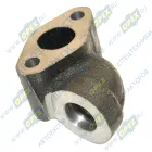 238Б-1011069 Фланец диф. Клапана угловой 65х65х45; 2отв.ф10/2отв.ф20 ЯМЗ