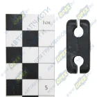 240-1104350 Прокладка (РТИ) С/Ф ф15х15х32; 3отв.ф6, разрезная, скобы крепления топливных трубок ЯРТ