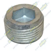 Пробка DIN906 3/4"-14PTF (М25х1,75) h=20 К=15 JCB картера заднего моста коническая с магнитом OE