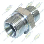 Фитинг Штуцер Рнаруж=М18х1,5/М20х1,5 К=24 L=35 (конус/конус) (конус 60° for RUSSA) [22/24 S22]