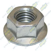 Гайка DIN6923 M12x1,75 h=12 К=18 фланцевая КАМАЗ дв.Cummins крепления возд. компрессора, генератора (EQB DAF LCV (1970-2020), SCANIA N Bus (2004-2020)