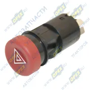 Выключатель-кнопка 12v 6конт. авар.сигналов (большая) МТЗ