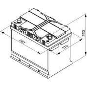 Аккумулятор (АКБ) 70 а/ч 260х175х220 обр. полярность ASIA