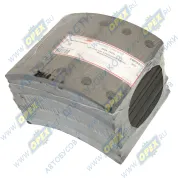 Накладки тормозные (комплект) 420х180; STD (80 отв на оси: заклёпки 8х15 /( 93251) BPW (1982-2020), K?SSBOHRER (1970-2020), SAUER ACHSEN (1970-2020)