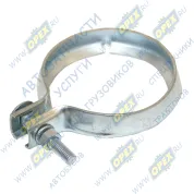 Хомут V-образный ф80 (под болт) гофры глушителя