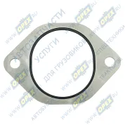 Прокладка ромбич. (алюм. РТИ) 124х88 внутр. 72х65 2 отв. ф11 турбокомпрессора