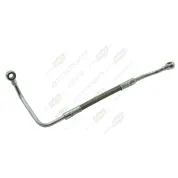 Трубка (сталь+шланг) ф8 L=480 под 2 штуцера ф10,гибкая,подачи масла к ТКР турбокомпрессору Газель (дв.Cummins ISF 2.8)