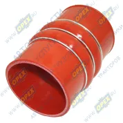 Шланг (патрубок) ф100х110 L=165 (гофр. в метал. кольц.) интеркулера верхний/нижний