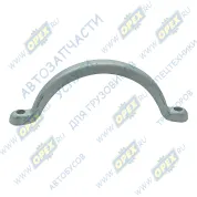 Хомут (половинка) L=177 S=65 h=17 2 отв. ф9 глушителя (C7H MAX)