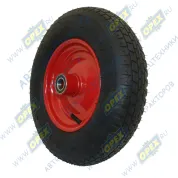 Колесо опорное 4.00-8 на щетку в сб с шиной и подшипником под ось 25мм