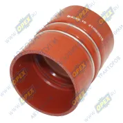 Шланг (патрубок) ф90х100 L=125 (гофр. в метал. кольц.) ОНВ интеркулера Premium II TR/PR, Kerax DXi 13, AE Magnum, Magnum E-Tech RVI Kerax 2 (2005-2020