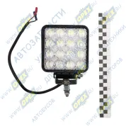 Фара рабочего света (ближний) светодиодная КВАДРАТНАЯ 48 вт