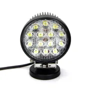 Фара рабочего света светодиодная КРУГЛАЯ 42 вт (дальний)