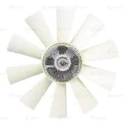 Вискомуфта вентилятора с крыльчаткой (Ø520 мм - 10 лопастей); КАВЗ, КамАЗ, ПАЗ (Cummins B3.9 140 CIV)