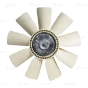 Вискомуфта вентилятора с крыльчаткой (ф660 мм - 9 лопастей); КамАЗ-54115 дв. 740.30, 740.31 (до 2007г.)