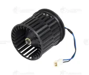 Мотор отопителя 12В 80ВТ с вентилятором ф110; фишка 2 плоск.клеммы, отопителя с фланцем Валдай