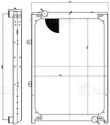 Радиатор водяной Shacman (Shaanxi)