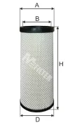 Фильтр воздушный A=179 B=143 D=174 H=535 RVI Kerax MIDR06.20.45/06.23.56/DCi11 06.97-04.06 IVECO LCV (1970-2020), RVI Kerax (2000-2020), VOLVO FE (200