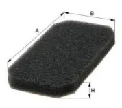 Фильтр салонный A=227 B=107 H=15 DAF LF45/55, RVI Premium/Kerax/Midlum RVI LCV (1970-2020), VOLVO FE (2006-2020)