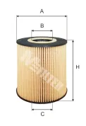 Фильтр масляный A=115 B=55 C=55 H=147 MAN F2000, FE, TGA NEOPLAN DAF LCV (1970-2020), MAN Bus (1970-2020), RVI LCV (1970-2020)