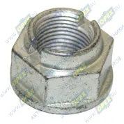 Гайка С/И М24х2 h=25 К=36 фланцевая с проточкой под шплинт SAF